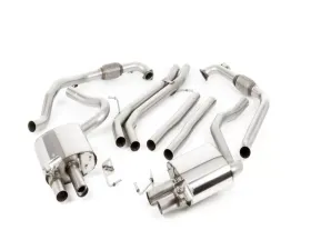 Milltek Non-Resonated Catback Exhaust System Audi S5 3.0 V6 Turbo Coupe | Cabrio B9 (Non Sport Diff Models Only) 2017-2020