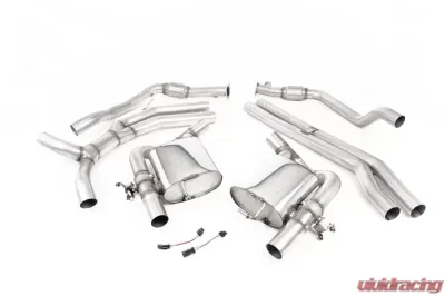 Milltek Non-Resonated Cat-Back Exhaust System Audi RS4 B9 2.9 V6 Turbo Avant (OPF/GPF Models) 2019-2023 - SSXAU832