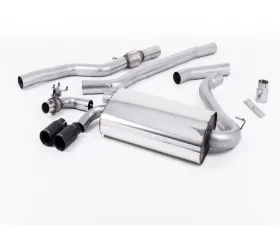 Milltek Non-Resonated Catback Exhaust System BMW F32 428i Coupe Manual 2014-2018