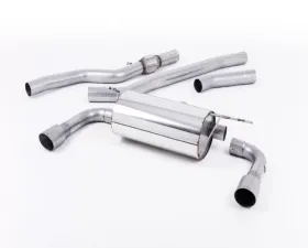 Milltek Non-Resonated Catback Exhaust System BMW F32 428i Coupe Automatic 2014-2018