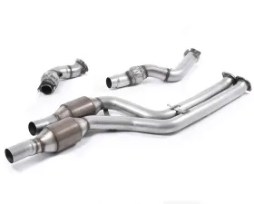 Milltek Large Bore Downpipe Pair w/ Hi-Flow Sports Catalysts (For Milltek Cat-Back) BMW 3 Series F80 M3 & M3 Competition Saloon (Non OPF/GPF Models Only) 2014-2018