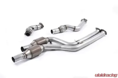 Milltek Large Bore Downpipe Pair w/ Hi-Flow Sports Catalysts (For Milltek Cat-Back) BMW 3 Series F80 M3 & M3 Competition Saloon (Non OPF/GPF Models Only) 2014-2018 - SSXBM1030