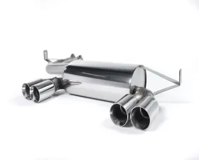 Milltek 2.37 inch Rear Silencer with Quad 80mm Special Style Tips BMW M3 E46 3.2 Cabriolet 2001-2006