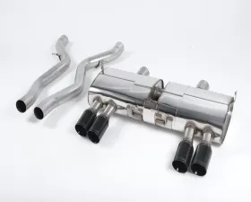Milltek 2.76 inch Catback Exhaust System w/Ceramic Black Quad 80mm Style Tips BMW M3 E92 4.0 V8 2008-2013