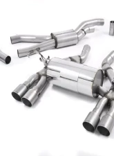 Milltek 2.76 inch Proposed E-Mark Catback Exhaust System w/90mm Polished GT90 Style Tips BMW M3 F80 2015-2019                                     - SSXBM992 - Image 7