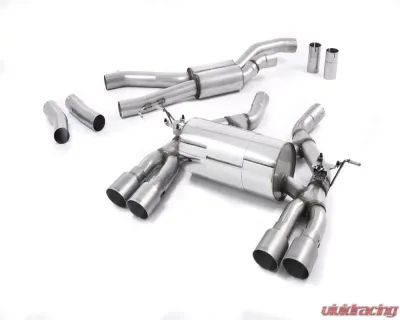 Milltek 2.76 inch Proposed E-Mark Catback Exhaust System w/90mm Polished GT90 Style Tips BMW M3 F80 2015-2019 - SSXBM992