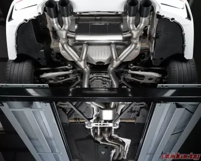 Milltek 2.76 inch Proposed E-Mark Catback Exhaust System w/90mm Polished GT90 Style Tips BMW M3 F80 2015-2019 - SSXBM992