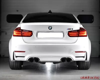 Milltek 2.76 inch Proposed E-Mark Catback Exhaust System w/90mm Polished GT90 Style Tips BMW M3 F80 2015-2019 - SSXBM992