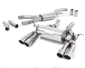 Milltek 2.76 inch Race Catback Exhaust System w/90mm Polished GT90 Style Tips BMW M3 F80 2015-2019