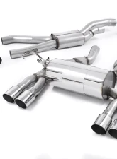 Milltek 2.76 inch Race Catback Exhaust System w/90mm Polished GT90 Style Tips BMW M3 F80 2015-2019                                     - SSXBM995 - Image 7