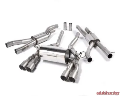 Milltek 2.76 inch Race Catback Exhaust System w/90mm Titanium GT90 Style Tips BMW M4 F82 2015-2020 - SSXBM997