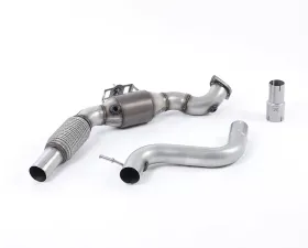 Milltek Large Bore Downpipe and Hi-Flow Sports Cat Ford Mustang 2.3 EcoBoost Fastback 2015-2022