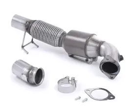 Milltek Large Bore Downpipe w/ Hi-Flow Sports Catalyst (For OE Cat-Back) Ford Focus Mk3 RS 2.3-litre EcoBoost 4wd 5-Door Hatchback 2016-2021