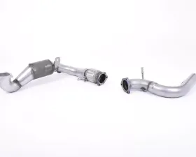 Milltek Stainless Steel Cast Downpipe w/ Race Cat (For Milltek Cat-Back) Ford Fiesta Mk8 1.0T EcoBoost ST-Line 3 & 5 Door (Non-OPF/GPF Models Only) 2017-2019
