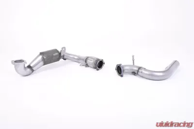 Milltek Stainless Steel Cast Downpipe w/ Race Cat (For Milltek Cat-Back) Ford Fiesta Mk8 1.0T EcoBoost ST-Line 3 & 5 Door (Non-OPF/GPF Models Only) 2017-2019 - SSXFD237