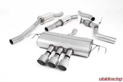 Milltek Resonated Catback Exhaust System Honda Civic Type R FK8 2.0 i-VTEC 2016-2020 - SSXHO242