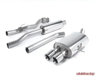 Milltek Catback Resonated Twin Oval Tips Set Mini Cooper S MK2 1.6L Turbo 2006-2013 - SSXM017