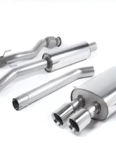 Milltek Catback Resonated Twin Round Tips Set Mini Cooper S MK2 Coupe 1.6L Turbo 2006-2013                                     - SSXM022 - Image 4