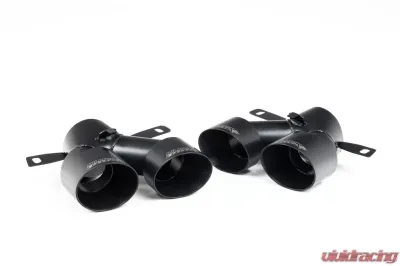 Milltek Quad Outlet Trims - Cerakote Black Mercedes A-Class A35 AMG 2.0 Turbo (W177 Hatch Only) 2019-2021 - SSXMZ134