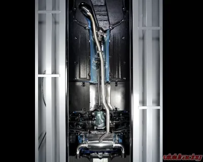 Milltek 2.50 inch Primary Catback Exhaust System Non Resonated w/Brushed Titanium Dual GT115 Style Tips Toyota GT-86 2013-2015 - SSXSB038