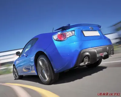 Milltek 2.50 inch Secondary Catback Exhaust System Non Resonated w/Ceramic Black Dual 115mm GT115B Style Tips Subaru BRZ 2.0L 2013-2015 - SSXSB042