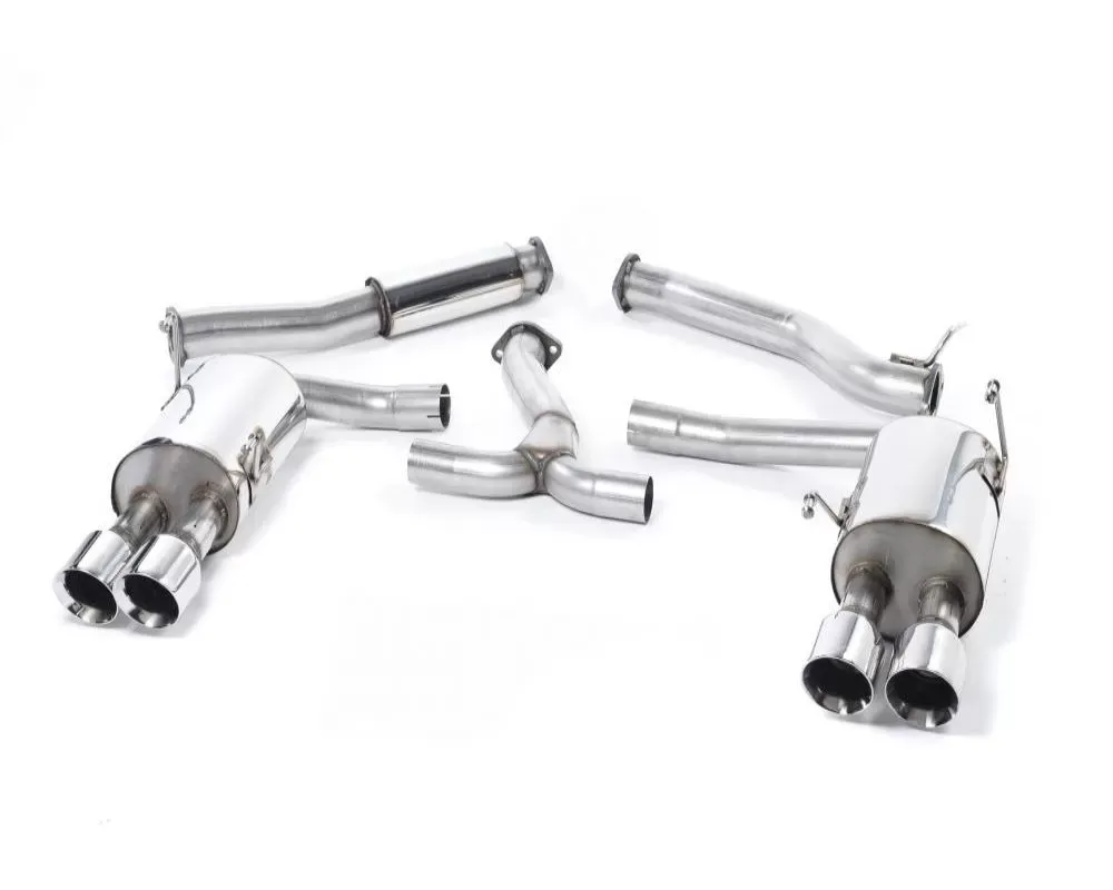 Milltek 3.00 inch Catback Exhaust System w/Polished Quad 100mm GT100 Style Tips Subaru Impreza STI 2015-2021 - SSXSB044