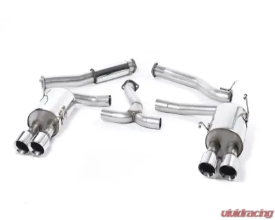 Milltek 3.00 inch Catback Exhaust System w/Polished Quad 100mm GT100 Style Tips Subaru Impreza STI 2015-2021 - SSXSB044