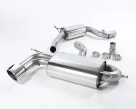 Milltek Resonated Catback Exhaust System Seat Leon Cupra 2.0T FSI 240PS 2006-2011