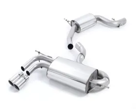 Milltek 2.75 inch Catback Exhaust System Non Resonated w/Twin 80mm Jet Style Tips Audi A3 2.0T FSi 2WD Sportback | 3 Door 2004-2012