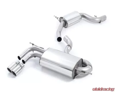 Milltek 2.75 inch Catback Exhaust System Non Resonated w/Twin 80mm Jet Style Tips Volkswagen Golf MK5 GTI 2.0T FSI 2005-2009 - SSXVW265