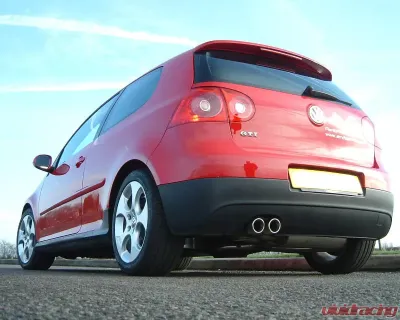 Milltek 3.00 inch Race Catback Exhaust System w/Resonated Cerakote Black Twin 80mm GT80 Style Tips Volkswagen Golf MK5 GTI 2.0T FSI 2005-2009 - SSXVW280
