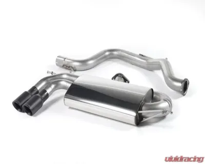 Milltek 3.00 inch Race Catback Exhaust System w/Non Resonated w/Polished Twin 80mm GT80 Style Tips Volkswagen Golf MK5 GTI 2.0T FSI 2005-2009 - SSXVW281