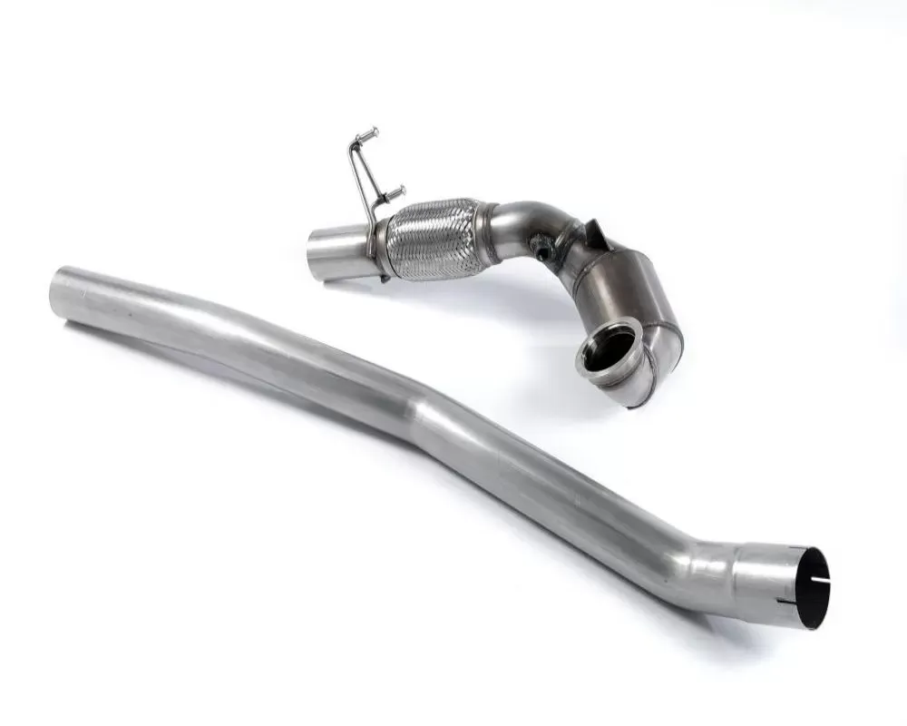 Milltek 3.00 inch Large Bore Downpipe and Hi-Flow Sports Cat EC-Approved Volkswagen Golf MK7 GTI 2014-2015 - SSXVW283