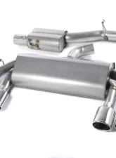 Milltek 3.00 inch Non Valved Race Catback Exhaust System Resonated w/Polished Oval Tips Volkswagen Golf R MK7 2.0 TSI 300PS 2015-2017                                     - SSXVW308 - Image 3
