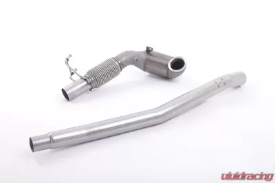 Milltek Stainless Steel Cast Downpipe w/ Race Cat (For OE Cat-Back) Audi S3 2.0 TFSI quattro 3-Door 8V/8V.2 (Non-GPF Equipped Models Only) 2013-2018 - SSXVW386