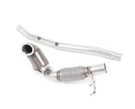 Milltek Large Bore Downpipe w/ Race Hi-Flow Sports Catalyst (For OE Cat-Back) Audi S3 2.0 TFSI quattro 3-Door 8V.2 (GPF Equipped Models Only) 2019-2021