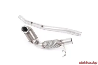 Milltek Large Bore Downpipe w/ Race Hi-Flow Sports Catalyst (For OE Cat-Back) Audi S3 2.0 TFSI quattro 3-Door 8V.2 (GPF Equipped Models Only) 2019-2021 - SSXVW514
