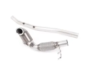 Milltek Large Bore Downpipe w/ Race Hi-Flow Sports Catalyst (For Milltek Cat-Back) Audi S3 2.0 TFSI quattro 3-Door 8V.2 (GPF Equipped Models Only) 2019-2021