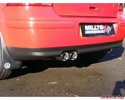 Milltek Full System Catback Resonated Volkswagen Golf MK4 GTI 1.8T 1998-2004 - SSXVW053