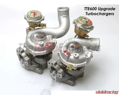 TTE Turbo New TTE600 RS4 Upgrade Turbocharger w/ Exhaust Porting Audi A6 C5 | A6 Allroad | RS4 B5 | S4 B5 2.7 V6 1998-2005 - SW10035