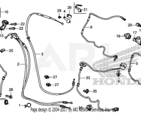 Honda CRF450R 2020 OEM Clip Harness Band 164.5Mm Dark Blue CLEARANCE