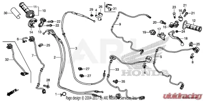 Honda CRF450R 2020 OEM Clip Harness Band 164.5Mm Dark Blue CLEARANCE - 91542-SNA-003