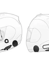 Sena 10U Bluetooth Communication System w/ Handlebar Remote For Arai FF Helmets                                     - 10U-AR-11 - Image 2