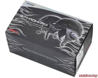 Sena SPH10H-FM w/ Built-In FM Tuner For Half Helmets - Dual Pack - SPH10HD-FM-01