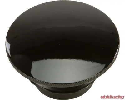 HardDrive Gas Cap Screw-In Smooth Non-Vented Gloss Black Harley Davidson Fat Bob Tank 1996-2019 - 12773