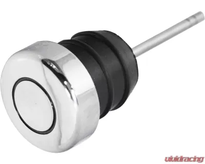 HardDrive Oil Tank Rubber Filler Plug Chrome Short Dipstick 2.5" Harley Davidson FXST 1984-1999 | XL 1982-2003 - 03-0045