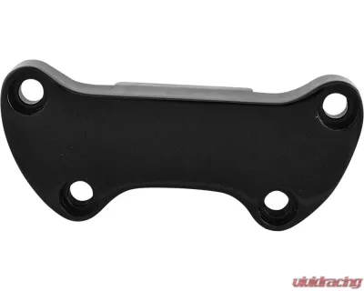 HardDrive Handlebar Clamp Plain With Skirt Black Harley Davidson 1973-Up - 03-0106A-NUB