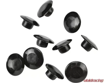 HardDrive Handlebar Clamp Plug Caps Black 10/PK - 03-0107-10B