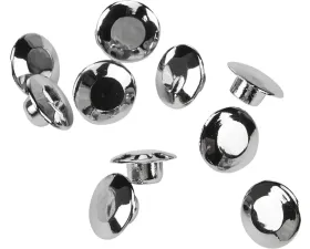 HardDrive Handlebar Clamp Plug Caps Chrome 10/PK