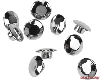 HardDrive Handlebar Clamp Plug Caps Chrome 10/PK - 03-0107-10